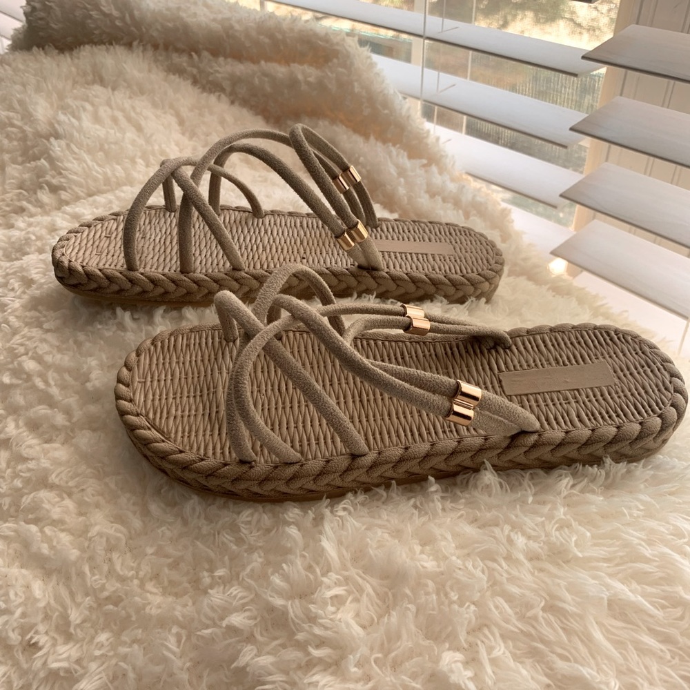 ❌SOLD❌ NEW! SHEIN Minimalist Cross Strap Slingback Sandal